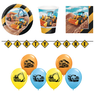 Big Dig Construction Party Essentials for 8 - SAVE 11%