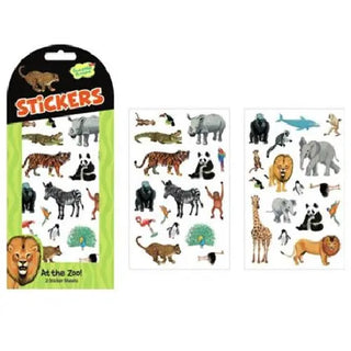 Peaceable Kingdom | At the Zoo Stickers | Safari Animal Party Supplies |