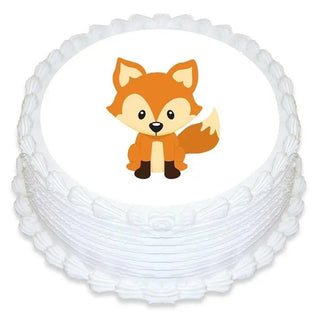 Fox Edible Cake Topper | Fox Cake | Fox Party Supplies