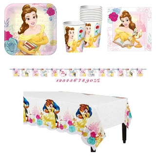Beauty and the Beast Party Essentials for 8 - SAVE 30%