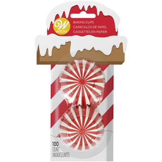 Wilton | Christmas Candy Cane Cupcake Papers | Christmas Baking Supplies NZ