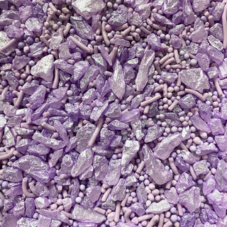 Purple Sprinkle Medley | Geode Cake Decorations NZ
