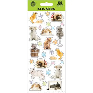World Greetings | Animal Stickers | dog party supplies NZ