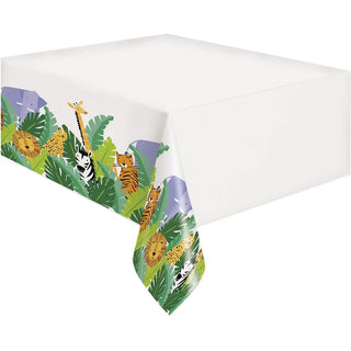 Sims | Animal Safari tablecover | Animal safari party supplies