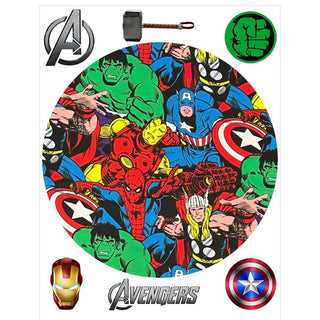 Avengers Collage Edible Cake Image | Avengers Party Supplies NZ