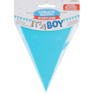 Blue Mini Bunting | Blue Party Supplies