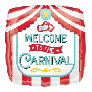 Welcome to the Carnival Foil Balloon | Carnival Party Theme & Supplies | Anagram 