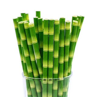 Bamboo Paper Straws | Jungle Party Supplies