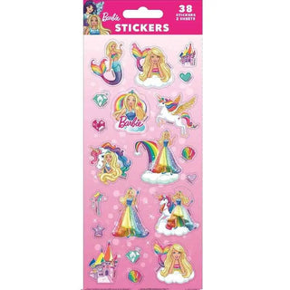 Mattel Barbie Stickers WEB6075 | Barbie Party Supplies NZ