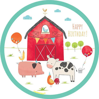 Barnyard Birthday Edible Cake Image | Farm Party Supplies
