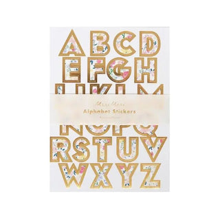 Meri Meri | English Garden Alphabet Stickers | Garden Party Supplies