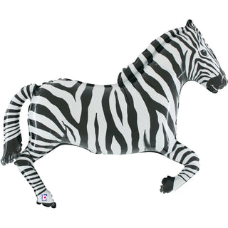Zebra Supershape Balloon | Safari Animal Party Supplies