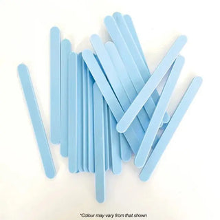 Cake Craft | Blue Acrylic Popsicle Sticks - 24 Pkt | Cake Decorating Tools