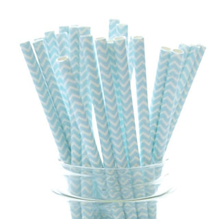Blue Party Supplies | Bluey Party | Blues Clues Party | Paper Party Straws | Blue Straws
