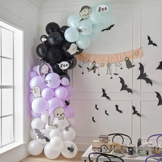 Ginger Ray | Halloween Balloon Arch with Halloween Characters | Halloween Decorations NZ