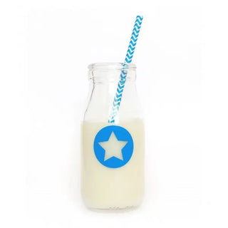 Blue Star Milk Bottle | Blue Party Supplies NZ