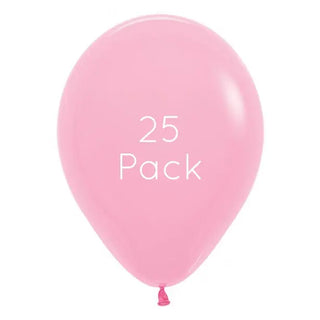 Fashion Pink Balloons - 25 Pkt