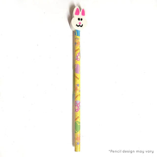 Easter Bunny Face Pencil & Eraser | Easter Supplies NZ