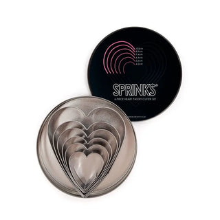 Sprinks Stainless Heart Cutters - Set of 6