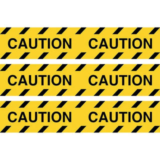 Construction Caution Tape Cake Strips | Construction Party Supplies NZ