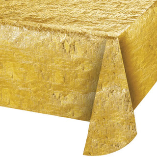 Gold Opal Tablecover | Gold Party Supplies