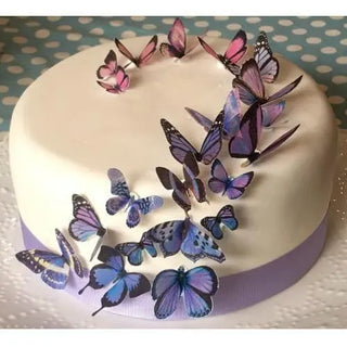 Sweet Whimsy | Purple Butterfly Edible Images