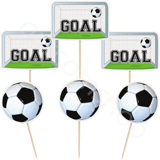 Soccer Party | Football Party | Cupcake Toppers
