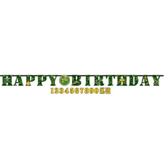 Army Camo Birthday Banner | Army Party Supplies