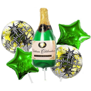 Congratulations Champagne Balloon Bouquet | Congratulations Gifts NZ