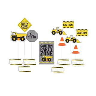 Construction Buffet Table Decorating Kit | Construction Party Supplies NZ