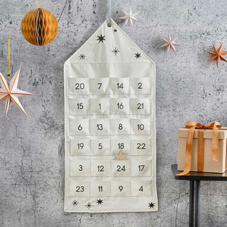 Ginger Ray | Fill Your Own Fabric Christmas Advent Calendar | DIY Advent Calendars NZ