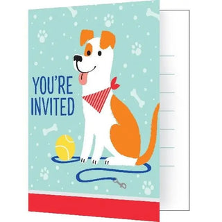 Amscan | Dog Party Invitations | Dog Party Theme & Supplies