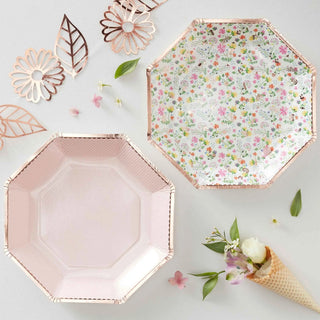 Ginger Ray | Ditsy Floral Plates | Floral Party Supplies