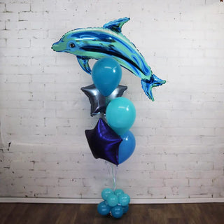 Dolphin Balloon Bouquet | Mermaid Party Supplies