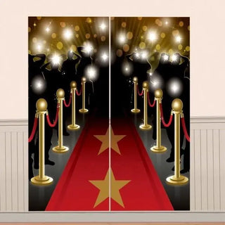 Red Carpet Wall Decoration | Hollywood Party Supplies