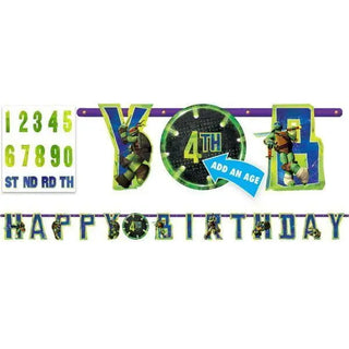 Teenage Mutant Ninja Turtle Banner | Teenage Mutant Ninja Turtle Party