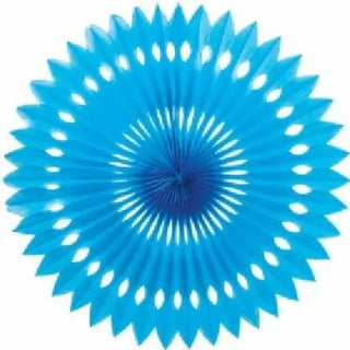 Five Star Hanging Fan 40cm - Electric Blue | Blue Party Theme & Supplies