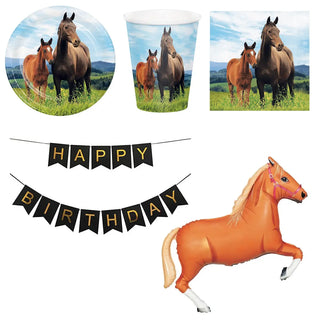 Horse & Pony Party Essentials for 8 - SAVE 16%