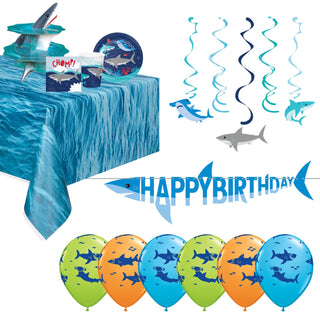Premium Shark Party Pack for 8 - SAVE 17%