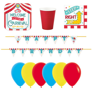 Circus & Carnival Party Essentials - 57 Pieces - SAVE 14%