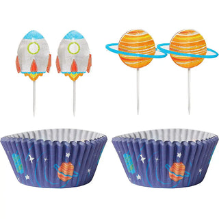 Space Cupcake Kit | Space Party Supplies