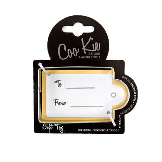Coo Kie | Gift tag cookie cutter | Edible Gifts