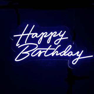 Happy Birthday LED Neon Sign Hire | Event Hire Wellington