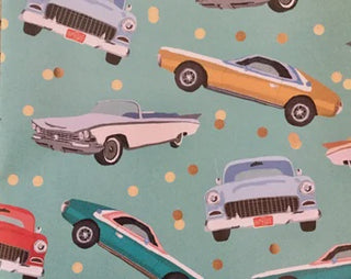 Cars Pary | Car Themed Gift Wrap | Vintage Car Gift Wrap | Adult Gift Wrap
