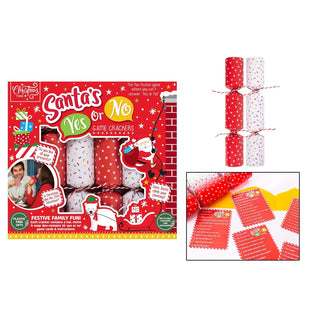Santa's Yes or No Christmas Crackers | Christmas Supplies NZ