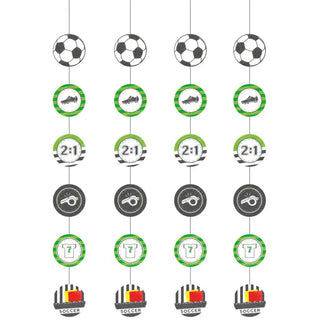 Kicker Party Hanging String Soccer Decorations | Soccer Party Supplies NZ
