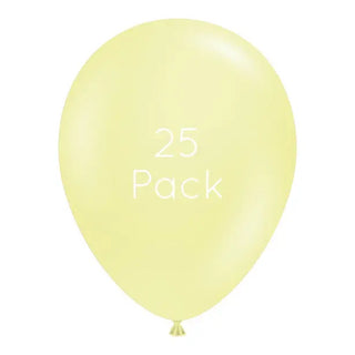 Tuftex | Lemonade Balloons | Pastel Yellow Party Supplies NZ