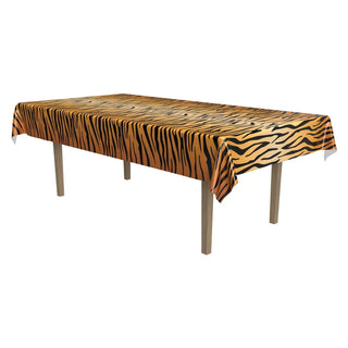 Tiger Print Tablecloth | Jungle Animal Party Supplies NZ