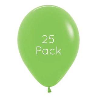 Lime Green Balloons - 25 Pkt