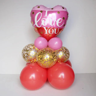 I Love You Confetti Valentines Mini Balloon Sculpture | Valentines Gifts NZ